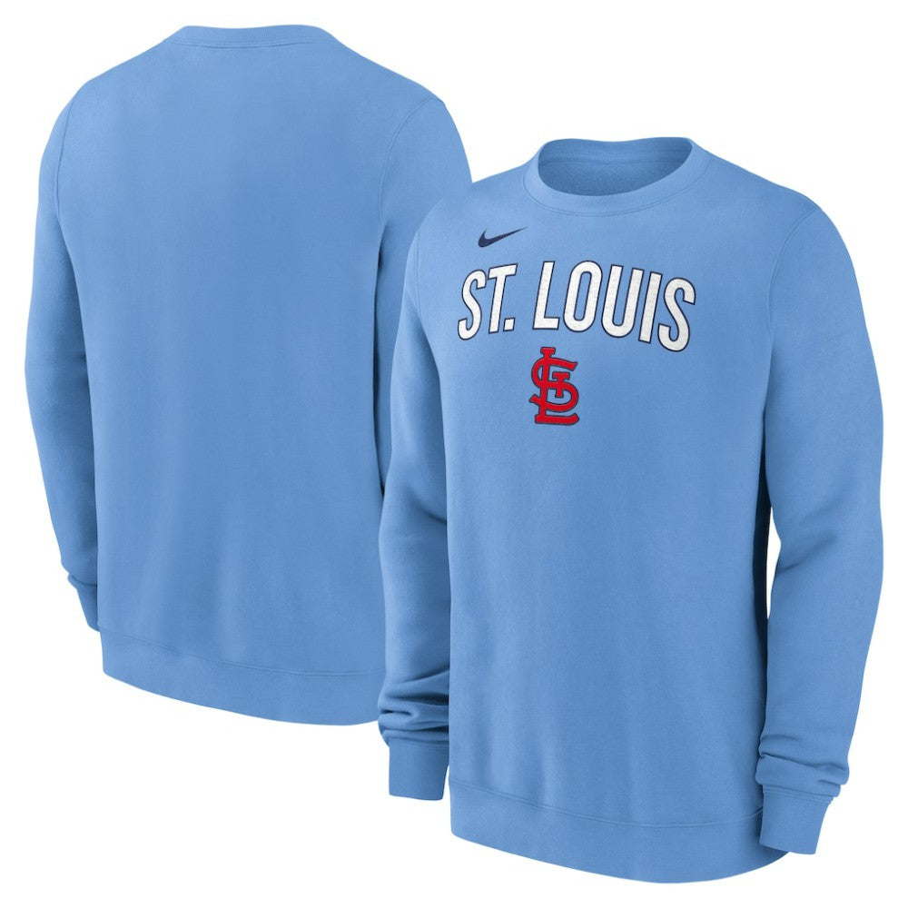 St. Louis Cardinals Nike Sweatshirt - Light Blue Sweatshirts