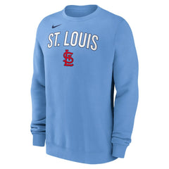 St. Louis Cardinals Nike Sweatshirt - Light Blue Sweatshirts