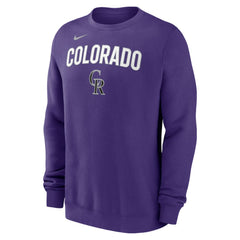 Colorado Rockies Nike Sweatshirt - Purple Sweatshirts