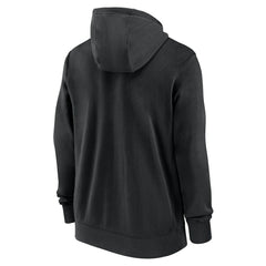 Baltimore Orioles Nike Knockout Script Full-Zip Hoodie - Black Hoodies