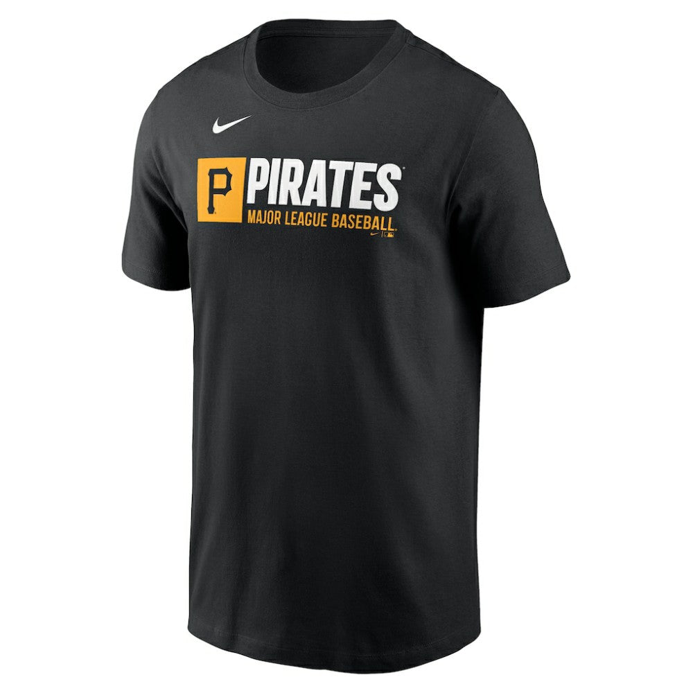 Pittsburgh Pirates Nike Team Block T-Shirt - Black T-shirts