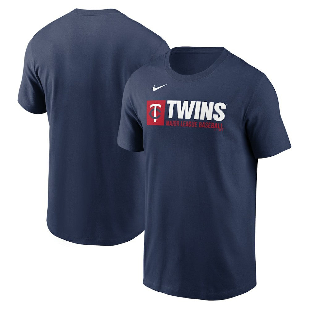 Minnesota Twins Nike Team Block T-Shirt - Navy T-shirts