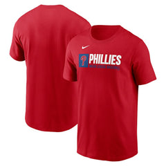 Philadelphia Phillies Nike Team Block T-Shirt - Red T-shirts