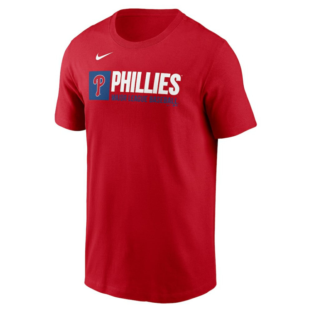 Philadelphia Phillies Nike Team Block T-Shirt - Red T-shirts