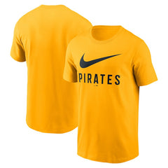 Pittsburgh Pirates Nike Swoosh T-Shirt - Gold T-shirts