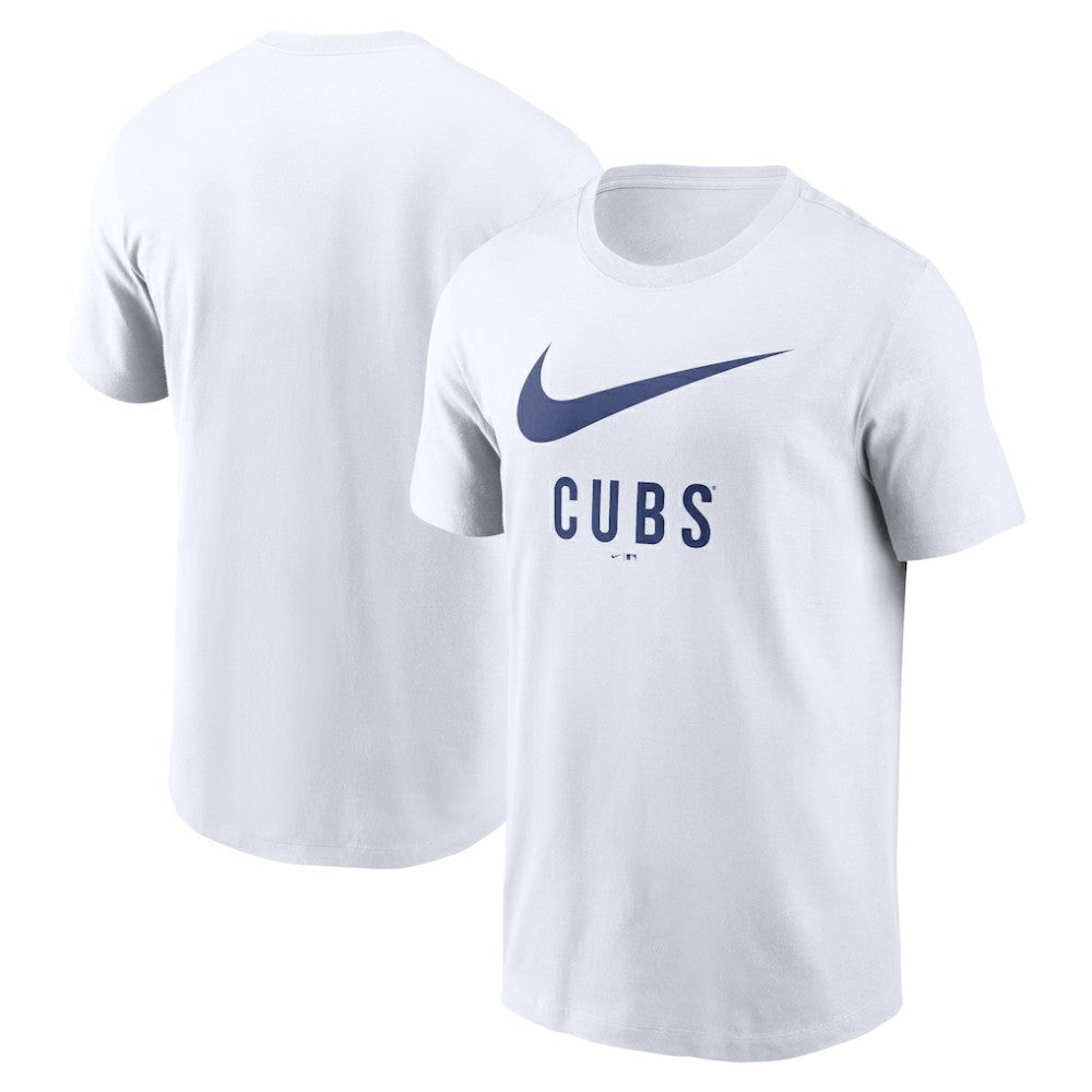 Chicago Cubs Nike Swoosh T-Shirt - White T-shirts