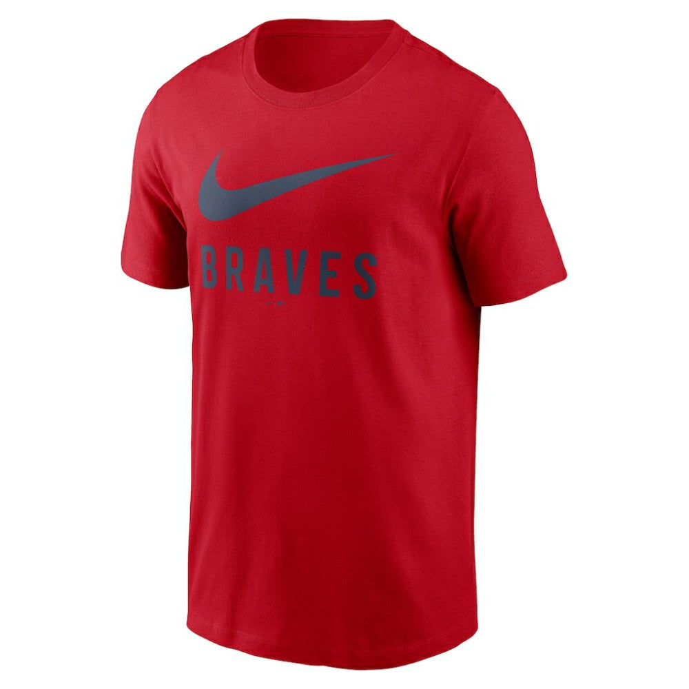Atlanta Braves Nike Swoosh T-Shirt - Red T-shirts