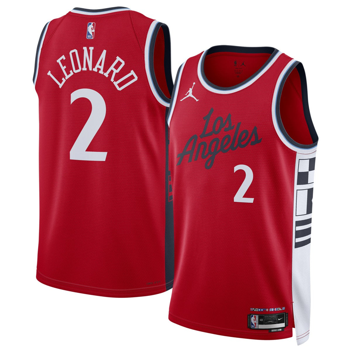 Kawhi Leonard LA Clippers Jordan Brand Unisex 2024/25 Swingman Jersey Statement Edition Red