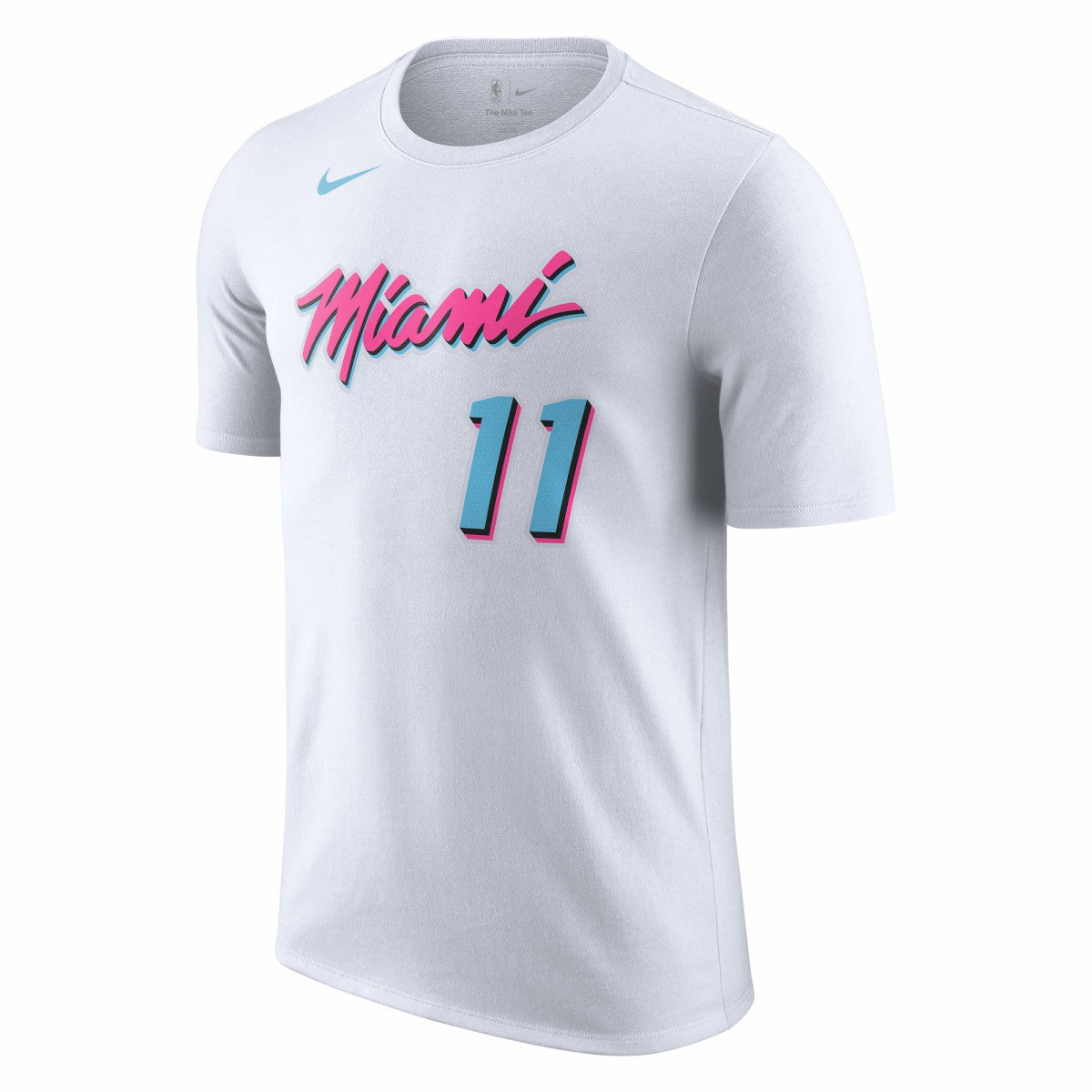Jaime Jaquez Jr. Miami Heat 2024/25 City Edition Vice Name & Number T-Shirt White