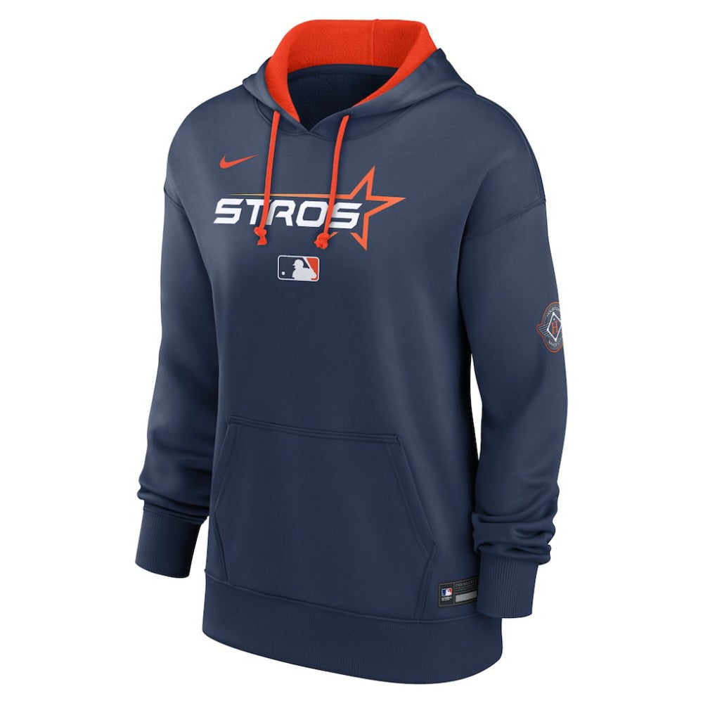 Houston Astros Nike Women's 2025 City Connect Authentic Collection Therma-FIT Hoodie - Navy Hoodies