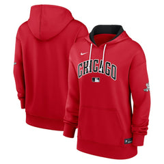 Chicago White Sox Nike Women's 2025 City Connect Authentic Collection Therma-FIT Hoodie - Red Hoodies