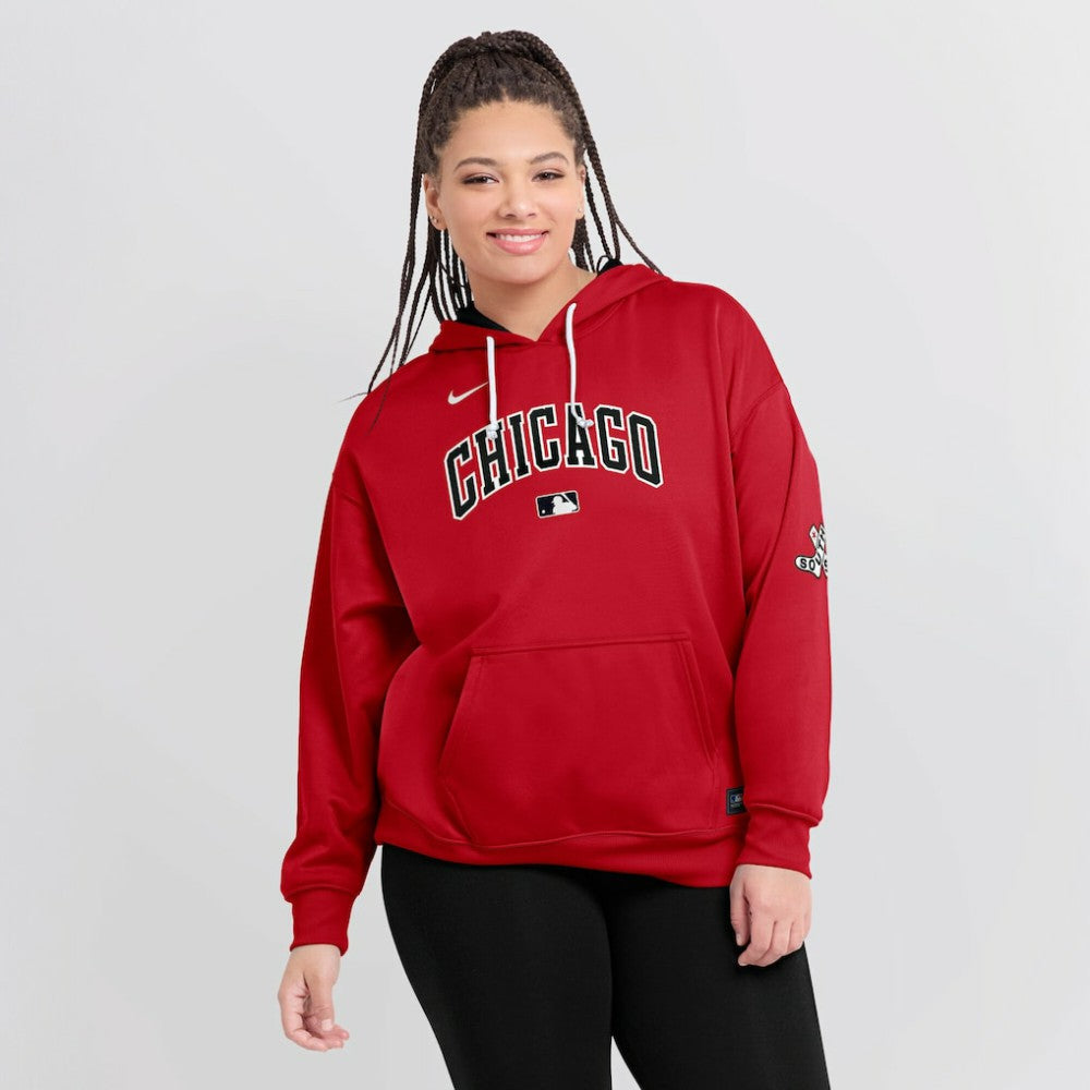 Chicago White Sox Nike Women's 2025 City Connect Authentic Collection Therma-FIT Hoodie - Red Hoodies