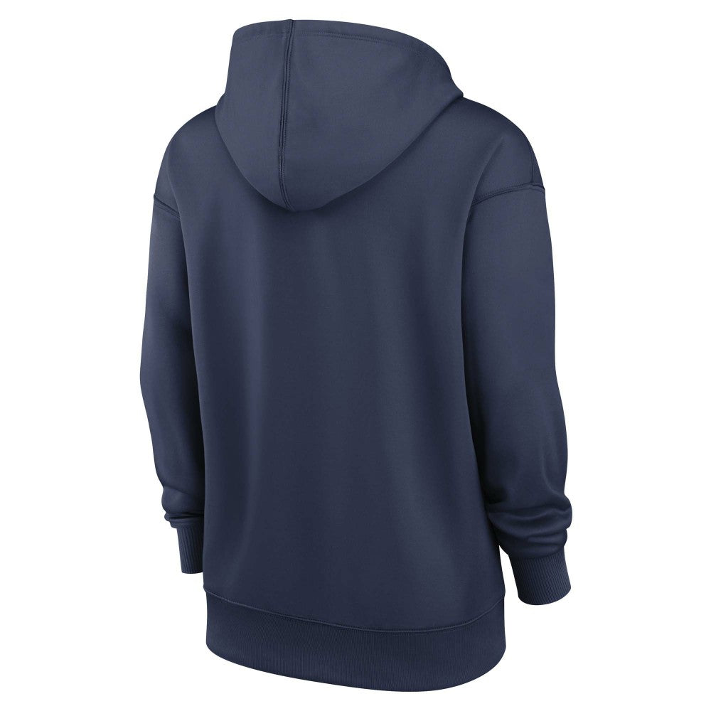 Cleveland Guardians Nike Women's City Connect Authentic Collection Therma-FIT Hoodie - Navy Hoodies