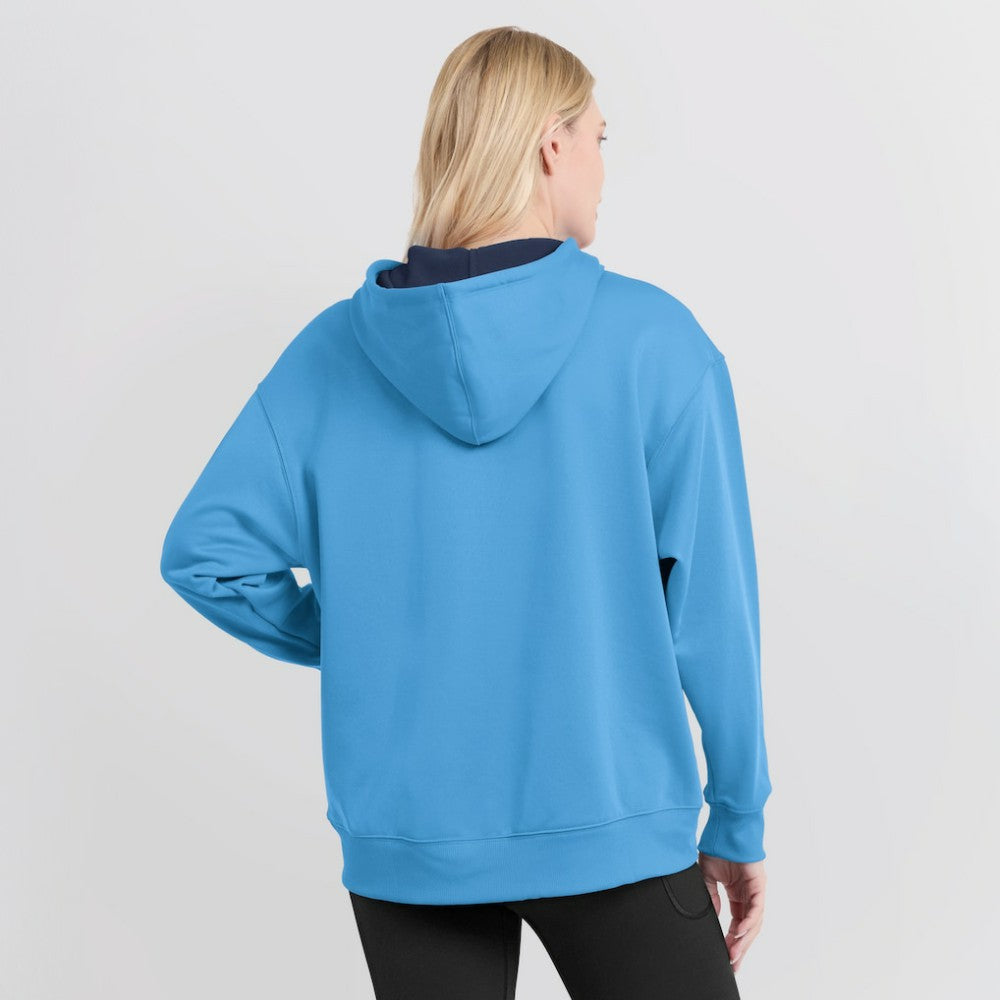 Milwaukee Brewers Nike Women's City Connect Authentic Collection Therma-FIT Hoodie - Powder Blue Hoodies