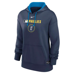Philadelphia Phillies Nike Women's City Connect Authentic Collection Therma-FIT Hoodie - Navy Hoodies