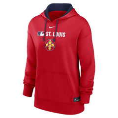 St. Louis Cardinals Nike Women's City Connect Authentic Collection Therma-FIT Hoodie - Red Hoodies