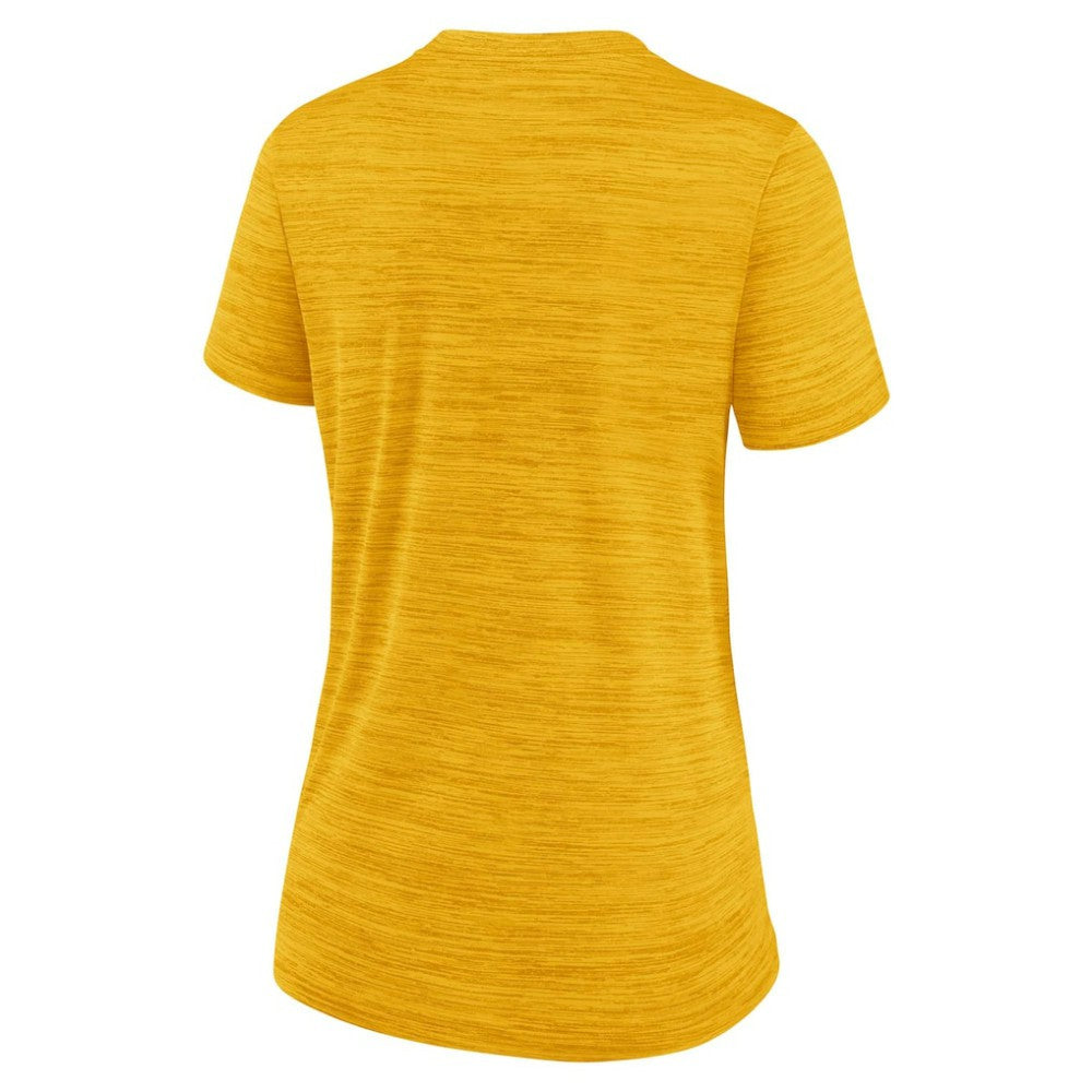 Pittsburgh Pirates Nike Women's Authentic Collection City Connect Velocity Dri-FIT T-Shirt - Gold T-shirts