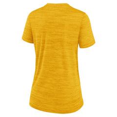 Pittsburgh Pirates Nike Women's Authentic Collection City Connect Velocity Dri-FIT T-Shirt - Gold T-shirts
