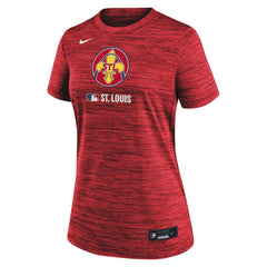 St. Louis Cardinals Nike Women's Authentic Collection City Connect Velocity Dri-FIT T-Shirt - Red T-shirts