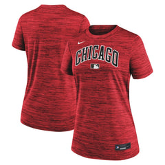 Chicago White Sox Nike Women's 2025 City Connect Authentic Collection Velocity Dri-FIT T-Shirt - Red T-shirts