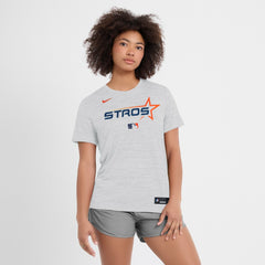 Houston Astros Nike Women's 2025 City Connect Authentic Collection Velocity Dri-FIT T-Shirt - White T-shirts