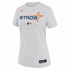 Houston Astros Nike Women's 2025 City Connect Authentic Collection Velocity Dri-FIT T-Shirt - White T-shirts
