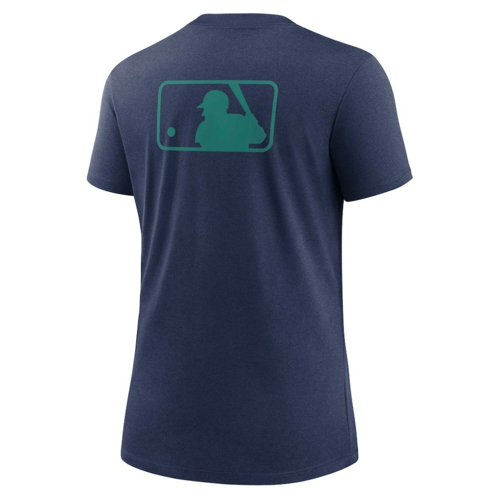 Seattle Mariners Nike Women's Authentic Collection Early Work Tri-Blend T-Shirt - Navy T-shirts