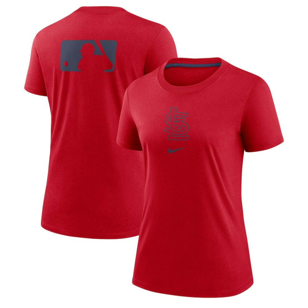 St. Louis Cardinals Nike Women's Authentic Collection Early Work Tri-Blend T-Shirt - Red T-shirts