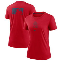 St. Louis Cardinals Nike Women's Authentic Collection Early Work Tri-Blend T-Shirt - Red T-shirts