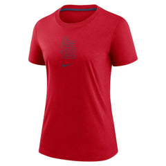 St. Louis Cardinals Nike Women's Authentic Collection Early Work Tri-Blend T-Shirt - Red T-shirts