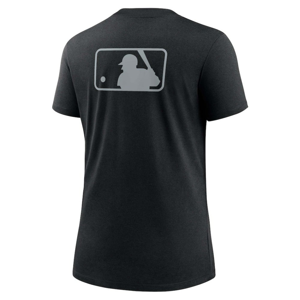 Chicago White Sox Nike Women's Authentic Collection Early Work Tri-Blend T-Shirt - Black T-shirts