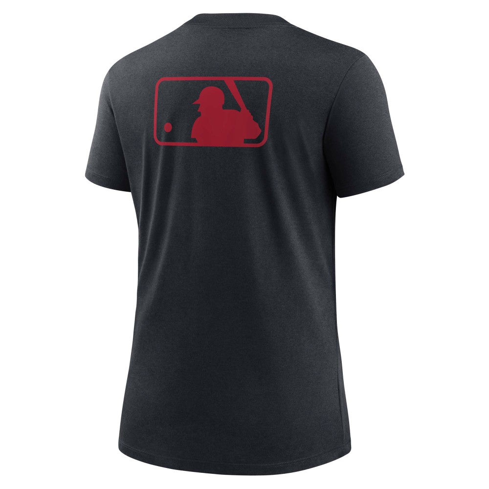 Cleveland Guardians Nike Women's Authentic Collection Early Work Tri-Blend T-Shirt - Navy T-shirts