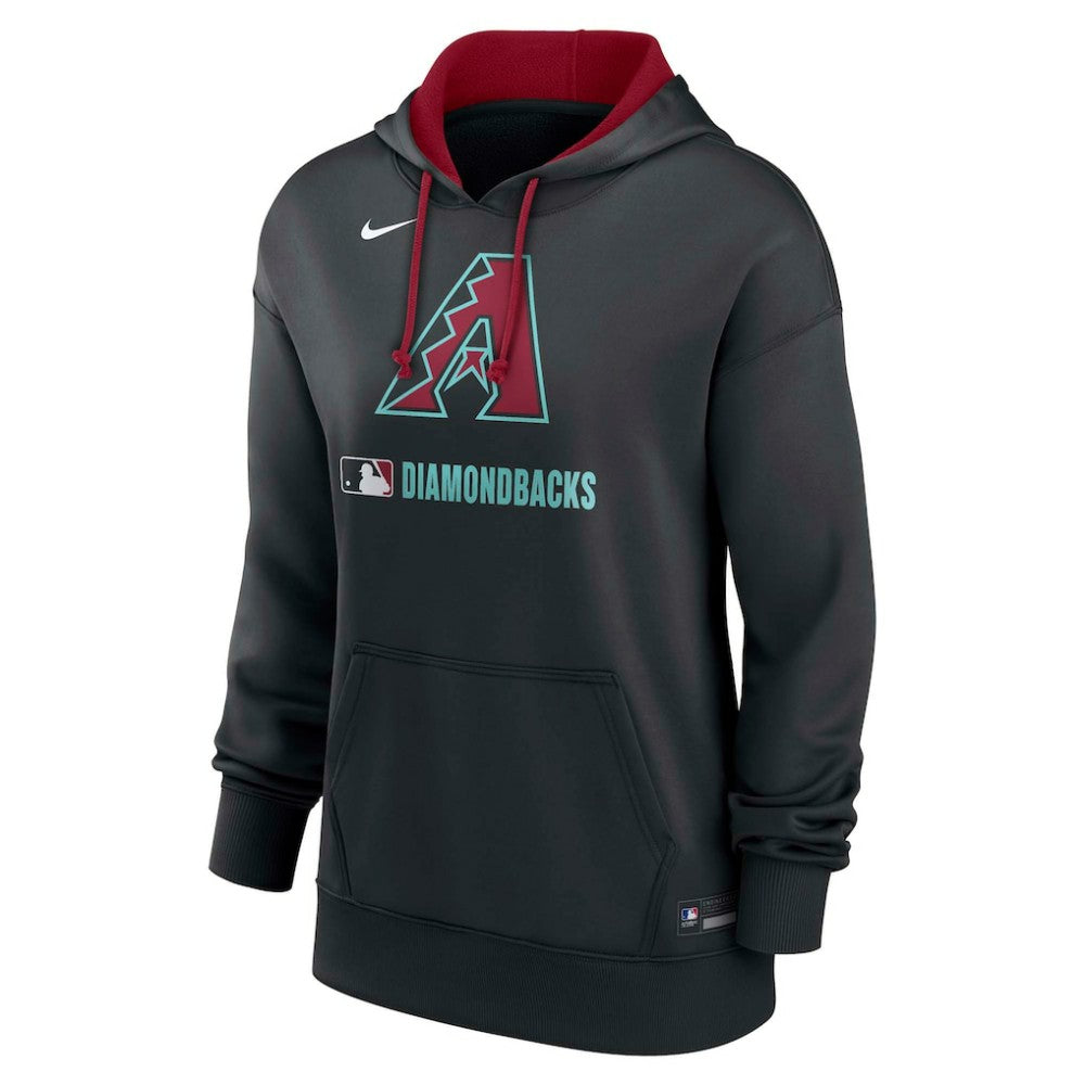 Arizona Diamondbacks Nike Women's Authentic Collection Therma-FIT Hoodie - Black Hoodies