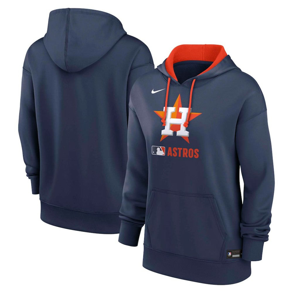 Houston Astros Nike Women's Authentic Collection Therma-FIT Hoodie - Navy Hoodies