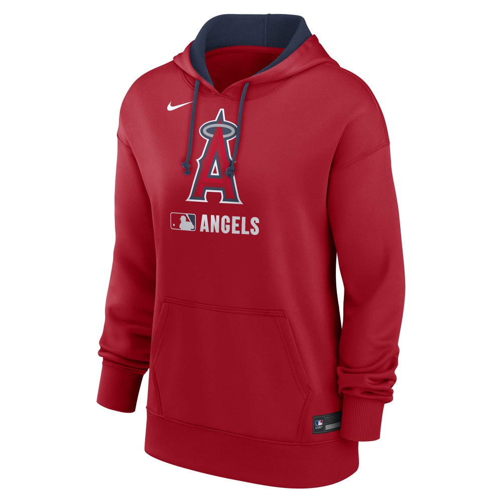 Los Angeles Angels Nike Women's Authentic Collection Therma-FIT Hoodie - Red Hoodies
