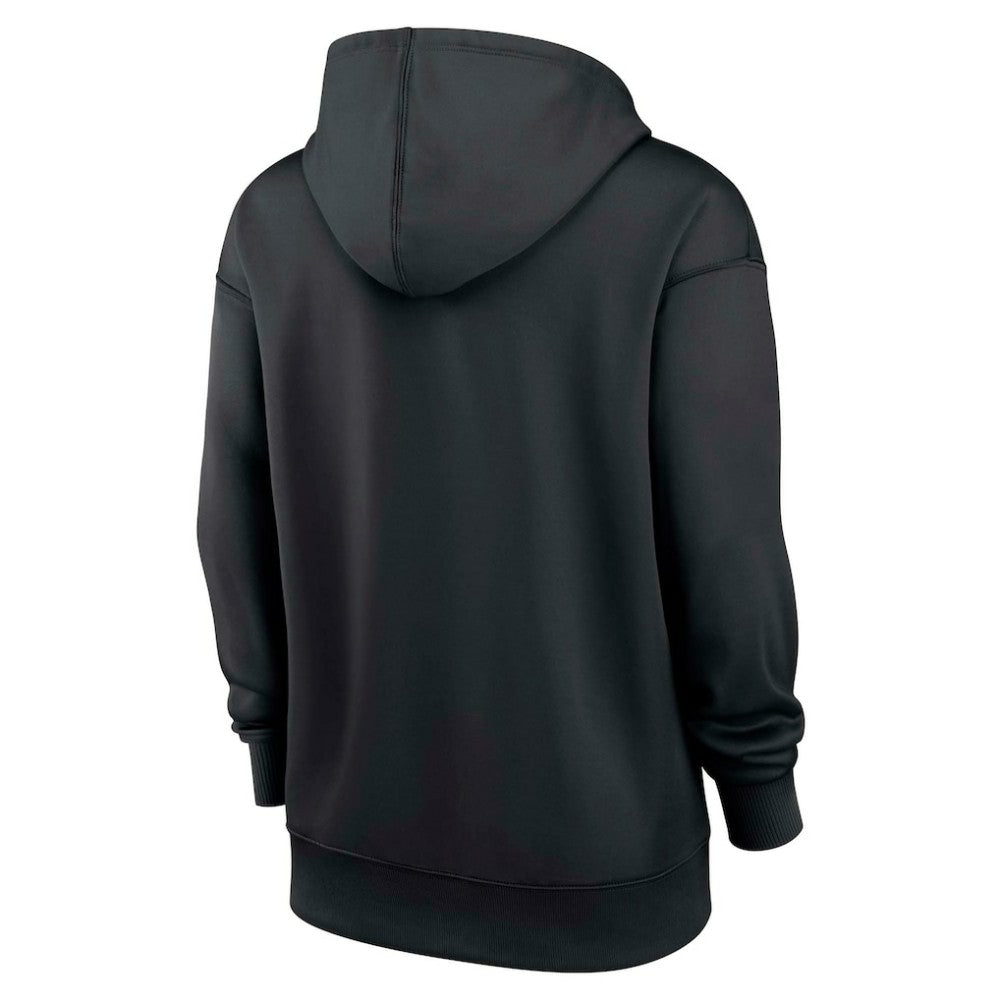 San Francisco Giants Nike Women's Authentic Collection Therma-FIT Hoodie - Black Hoodies