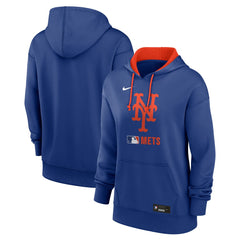 New York Mets Nike Women's Authentic Collection Therma-FIT Hoodie - Royal Hoodies