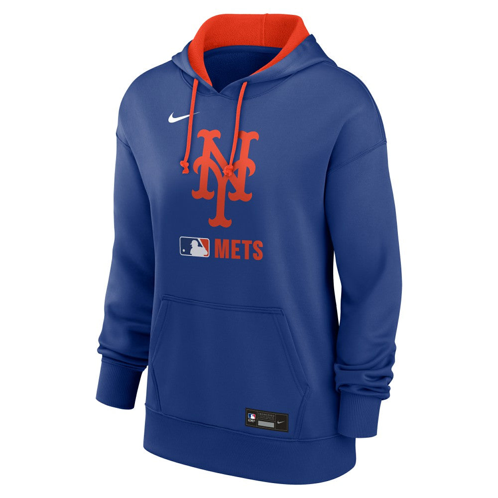 New York Mets Nike Women's Authentic Collection Therma-FIT Hoodie - Royal Hoodies