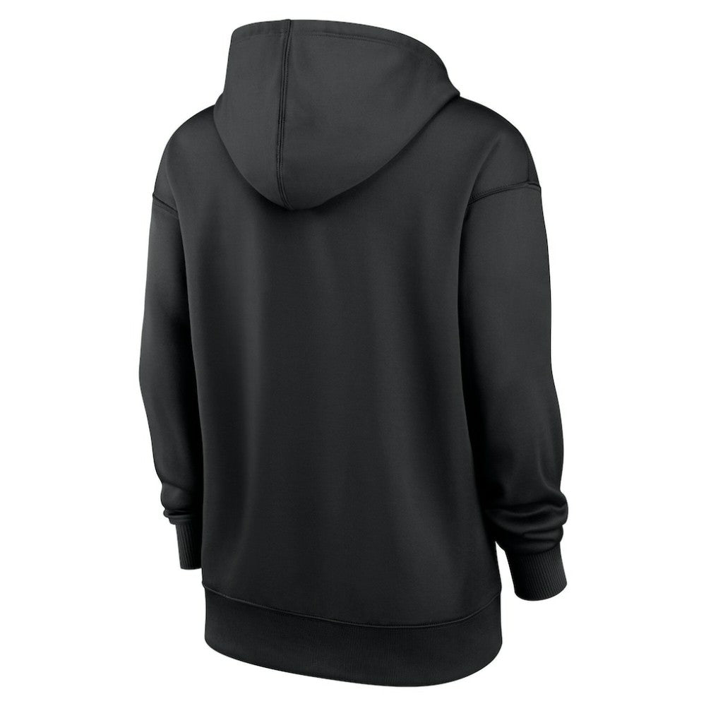 Pittsburgh Pirates Nike Women's Authentic Collection Therma-FIT Hoodie - Black Hoodies