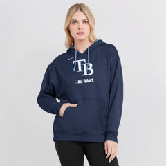 Tampa Bay Rays Nike Women's Authentic Collection Therma-FIT Hoodie - Navy Hoodies