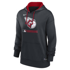 Cleveland Guardians Nike Women's Authentic Collection Therma-FIT Hoodie - Navy Hoodies