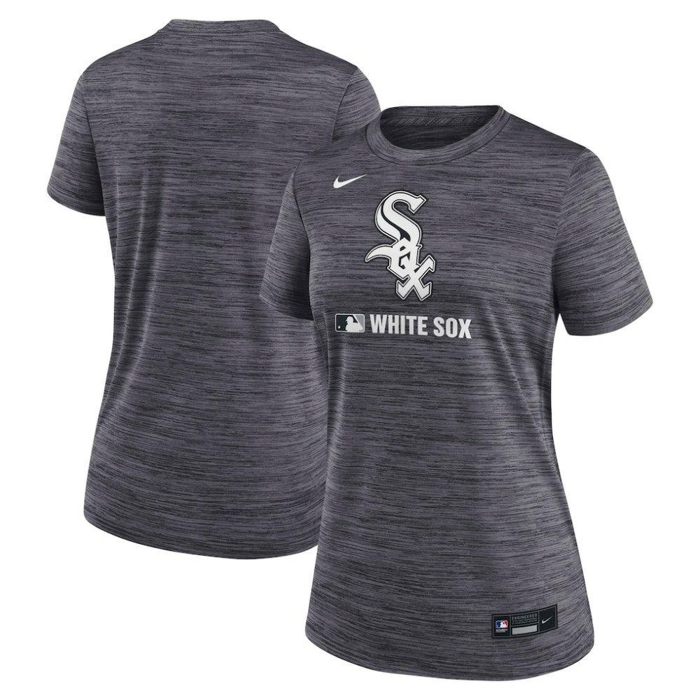 Chicago White Sox Nike Women's Authentic Collection Velocity Dri-FIT T-Shirt - Black T-shirts