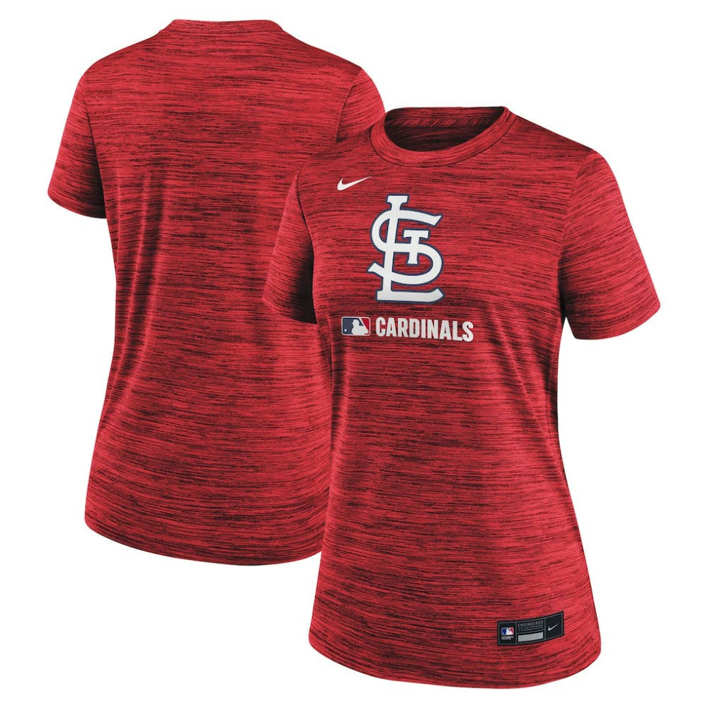 St. Louis Cardinals Nike Women's Authentic Collection Velocity Dri-FIT T-Shirt - Red T-shirts