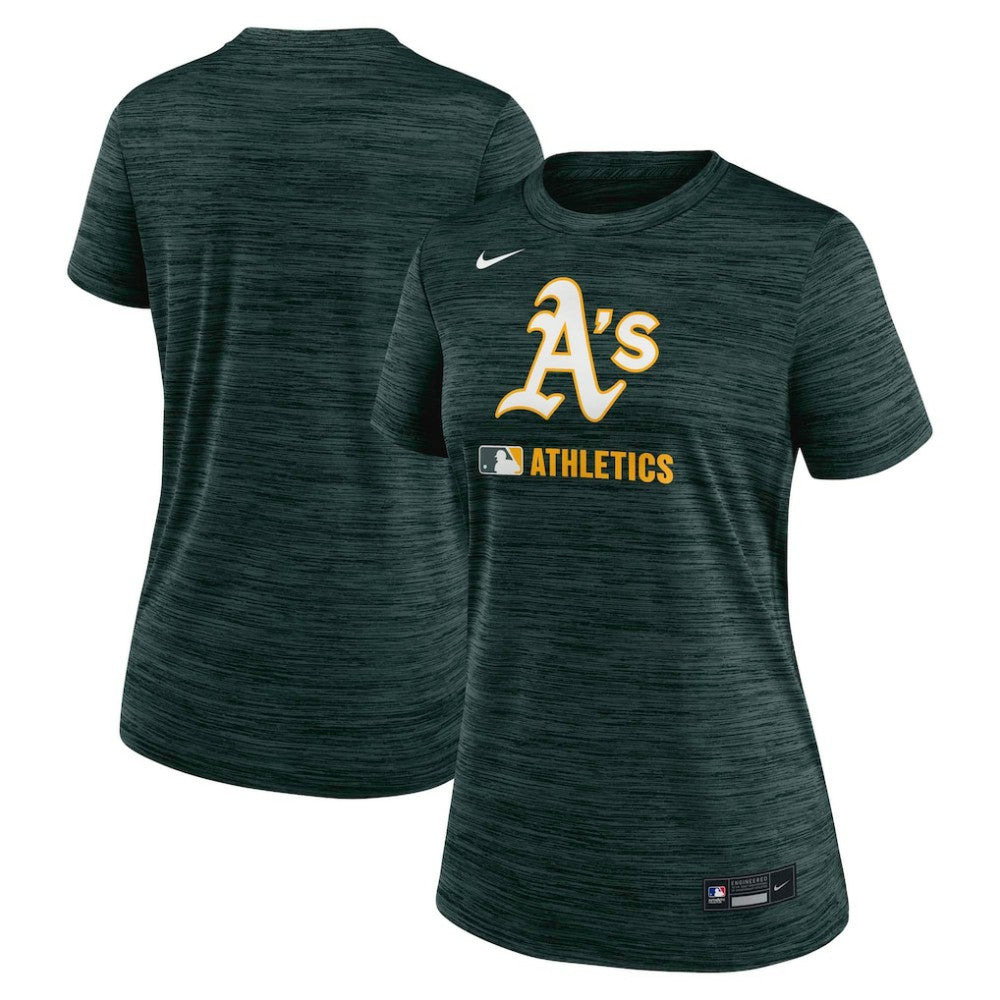 Athletics Nike Women's Authentic Collection Velocity Dri-FIT T-Shirt - Green T-shirts
