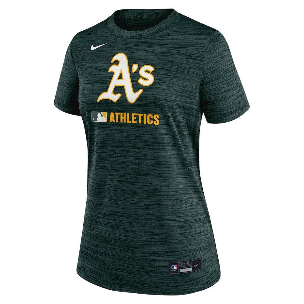 Athletics Nike Women's Authentic Collection Velocity Dri-FIT T-Shirt - Green T-shirts