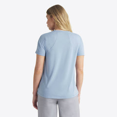 Washington Nationals Nike Women's 2025 City Connect Flowy Fashion Tri-Blend Dri-FIT T-Shirt - Blue T-shirts