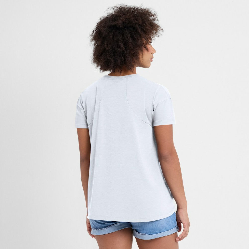 Colorado Rockies Nike Women's 2025 City Connect Flowy Fashion Tri-Blend Dri-FIT T-Shirt - White T-shirts