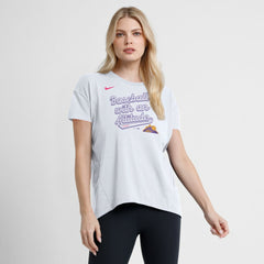 Colorado Rockies Nike Women's 2025 City Connect Flowy Fashion Tri-Blend Dri-FIT T-Shirt - White T-shirts