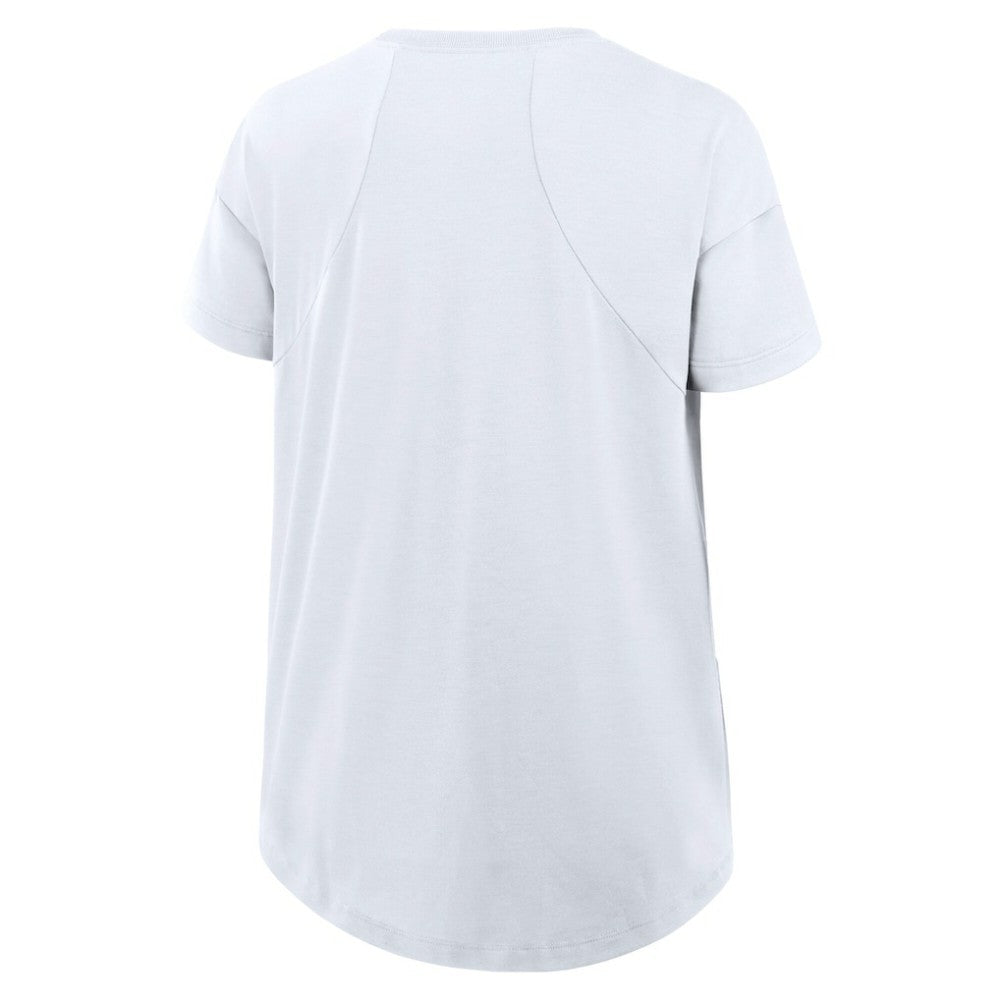 Colorado Rockies Nike Women's 2025 City Connect Flowy Fashion Tri-Blend Dri-FIT T-Shirt - White T-shirts