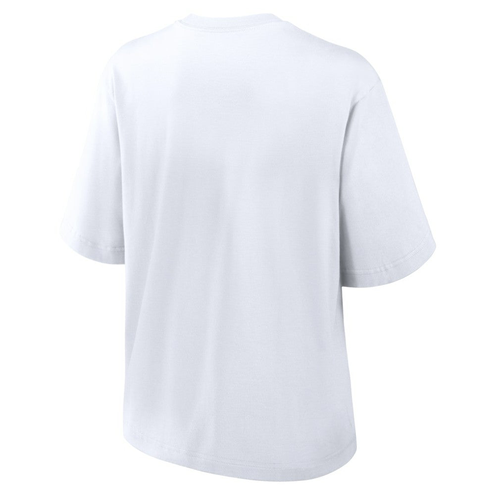 Colorado Rockies Nike Women's 2025 City Connect Logo Boxy T-Shirt - White T-shirts